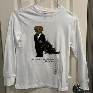 Polo Bear Cotton Jersey Christmas Tee
